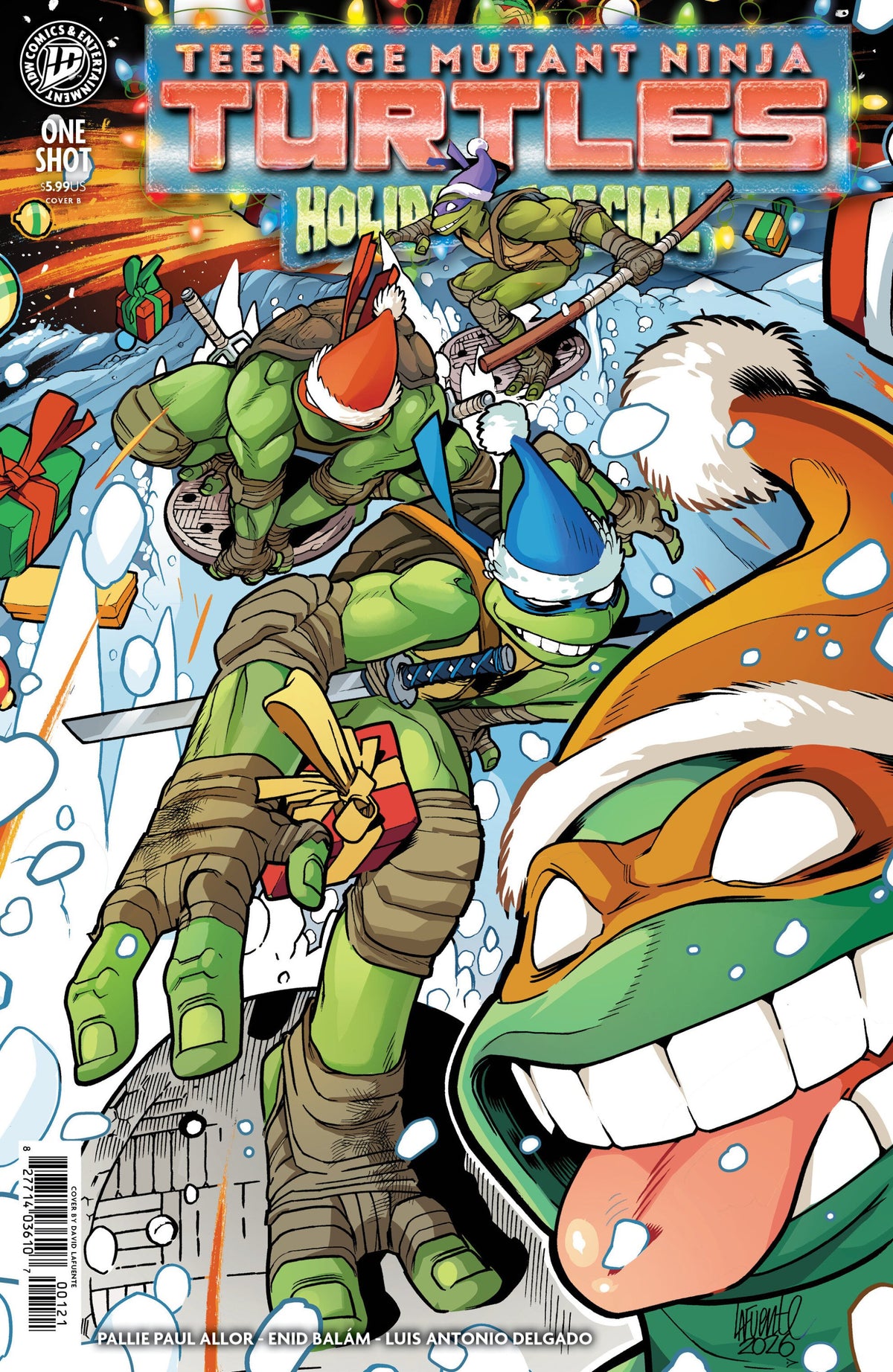 TEENAGE MUTANT NINJA TURTLES HOLIDAY SPECIAL VAR B LAFUENTE CVR B