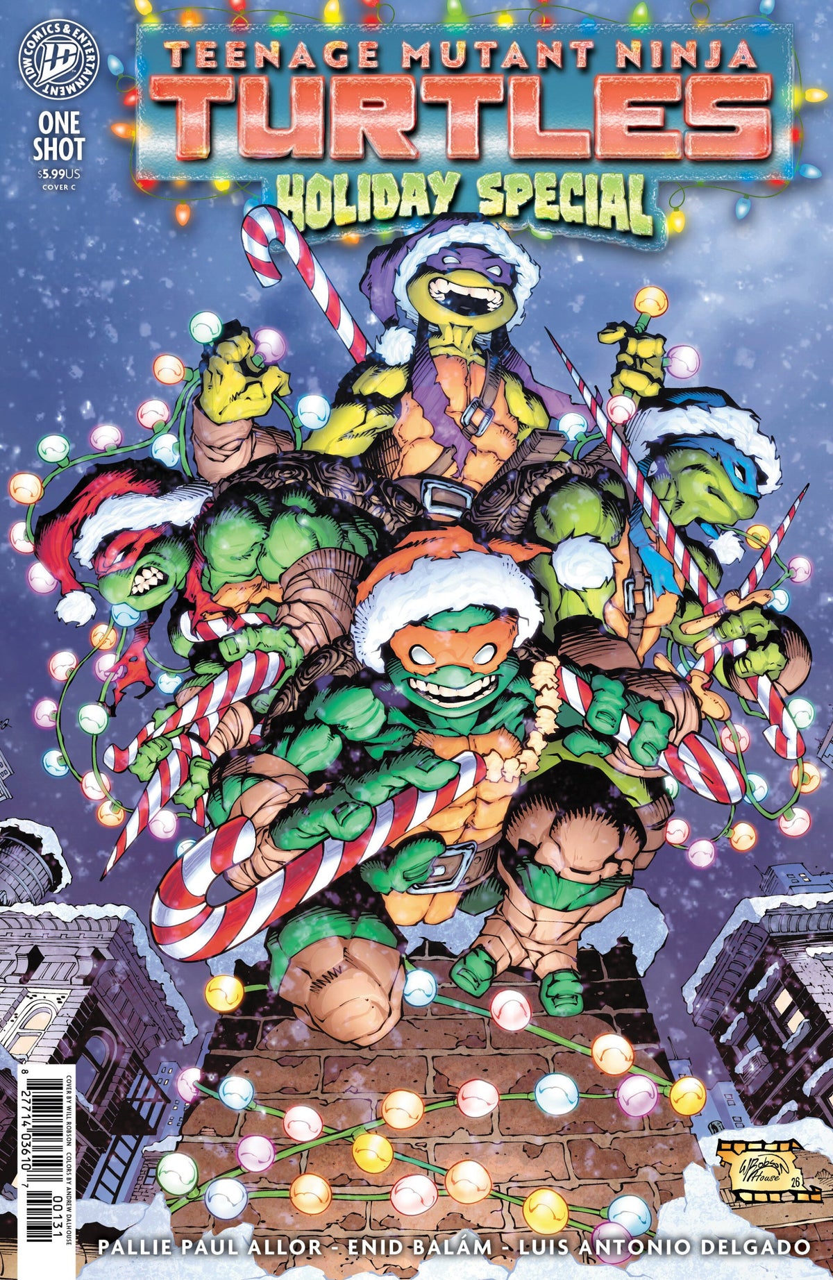 TEENAGE MUTANT NINJA TURTLES HOLIDAY SPECIAL VAR C ROBSON CVR C