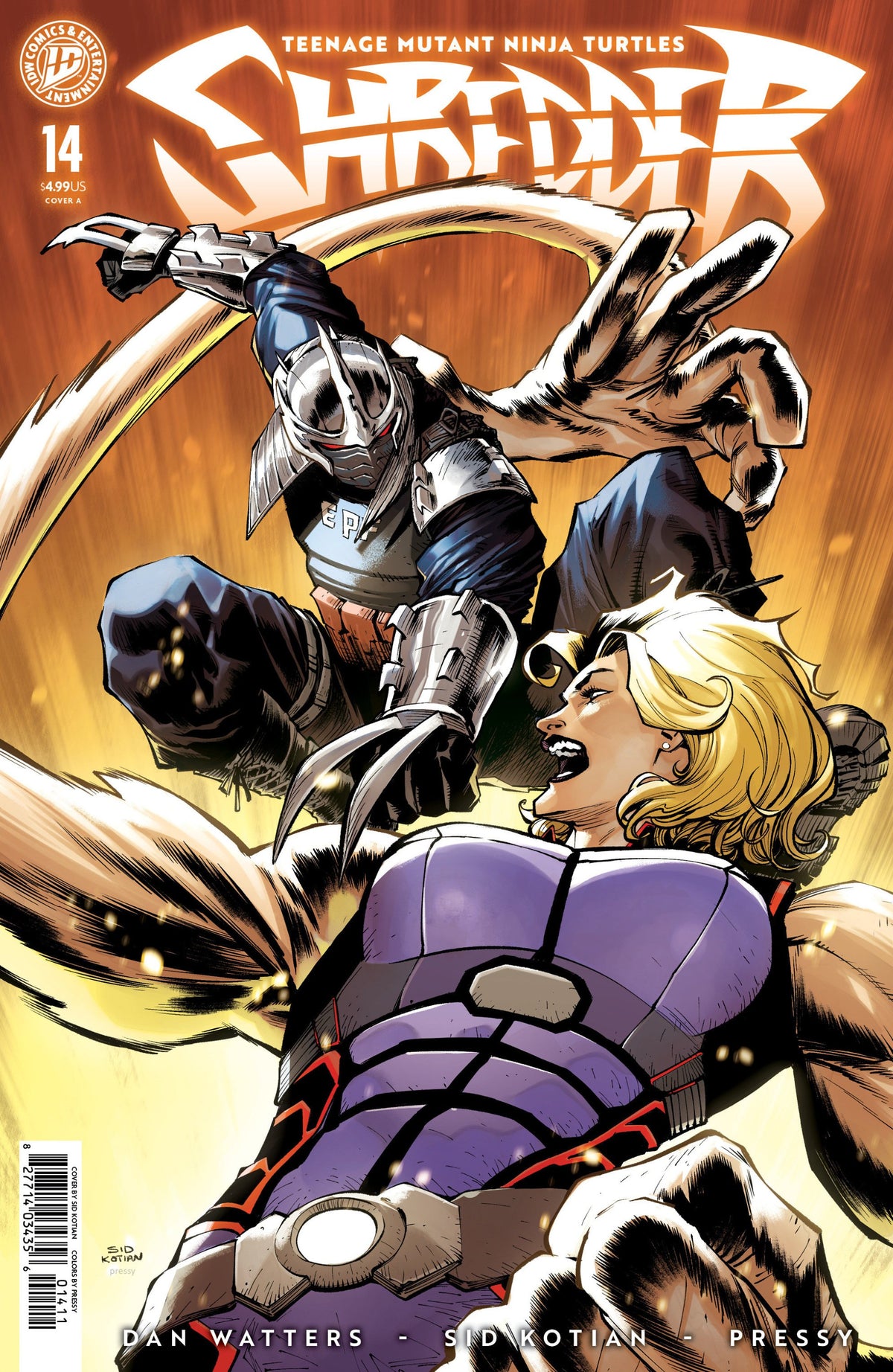 TEENAGE MUTANT NINJA TURTLES SHREDDER #14 COVER A KOTIAN CVR A