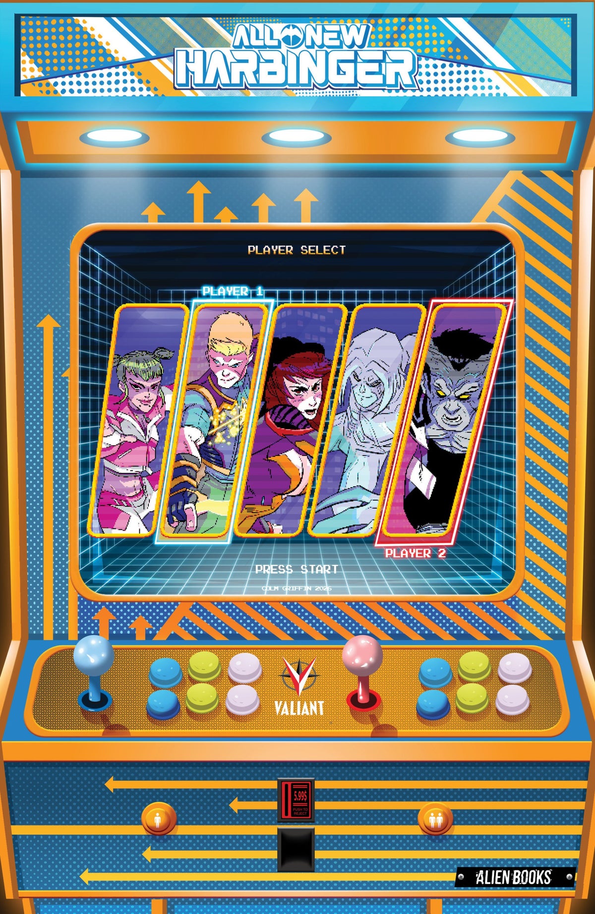 VALIANT BEYOND ALL-NEW HARBINGER FINALE--THE WEDDING VAR B GRIFFIN FULL ART ARCADE VAR CVR B