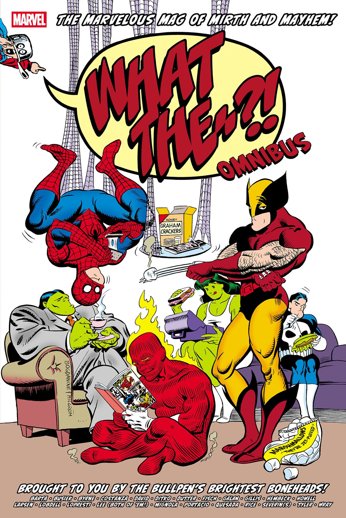 WHAT THE-- OMNIBUS JON BOGDANOVE COVER HC