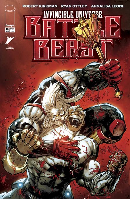 INVINCIBLE UNIVERSE BATTLE BEAST #10 3RD PTG CVR A