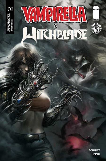 VAMPIRELLA X WITCHBLADE SPECIAL #1 ONE SHOT CVR O FRANCESCO MATTINA FOIL VAR
