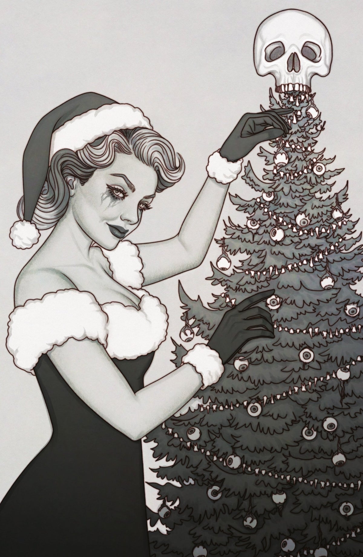 CHRISTMAS DARKNESS #1 C GLOW IN THE DARK VAR FULL ART GLOW IN THE DARK FRISON CVR C