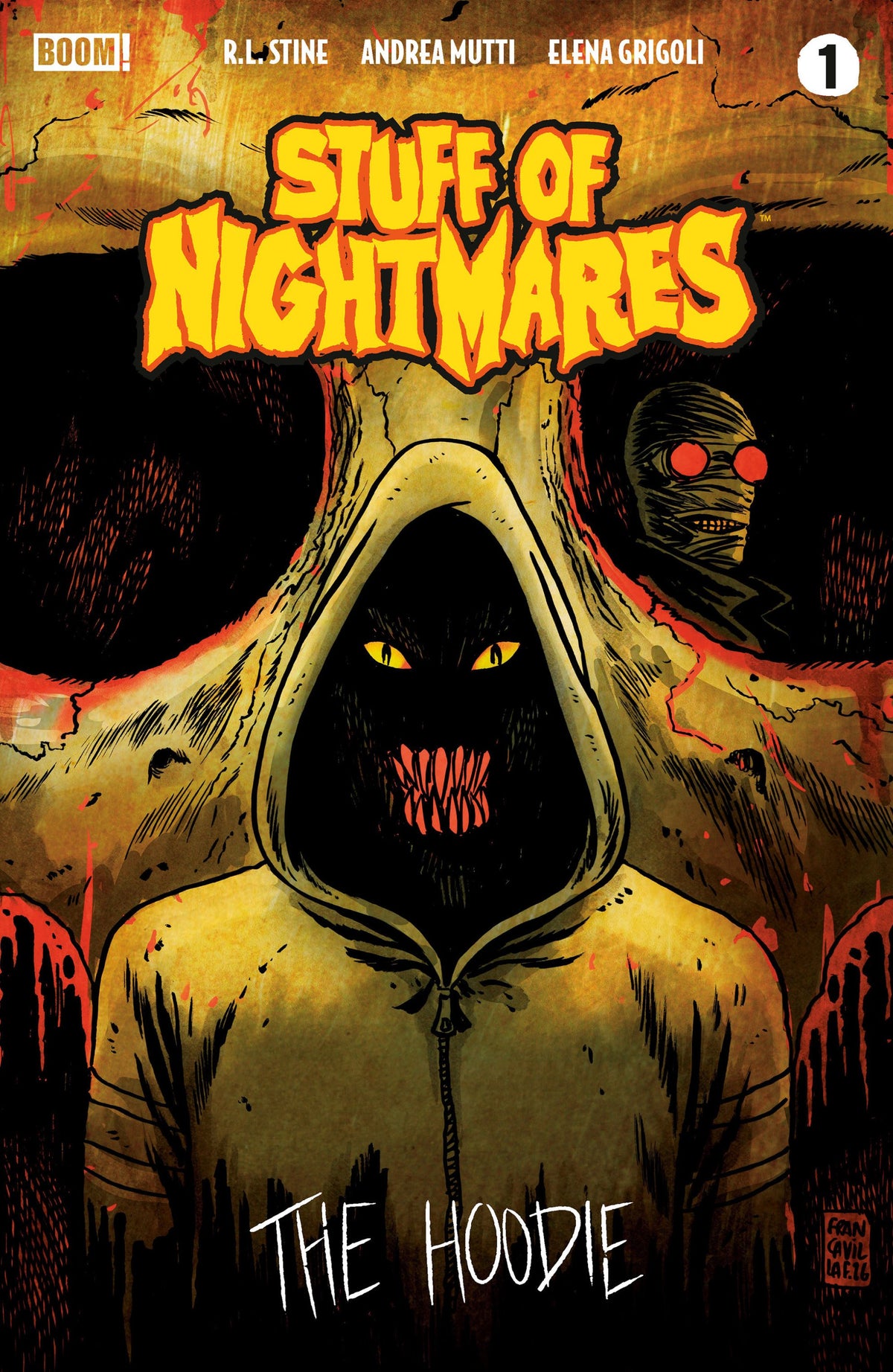 STUFF OF NIGHTMARES THE HOODIE #1 A MAIN DRESSED FRANCAVILLA CVR A