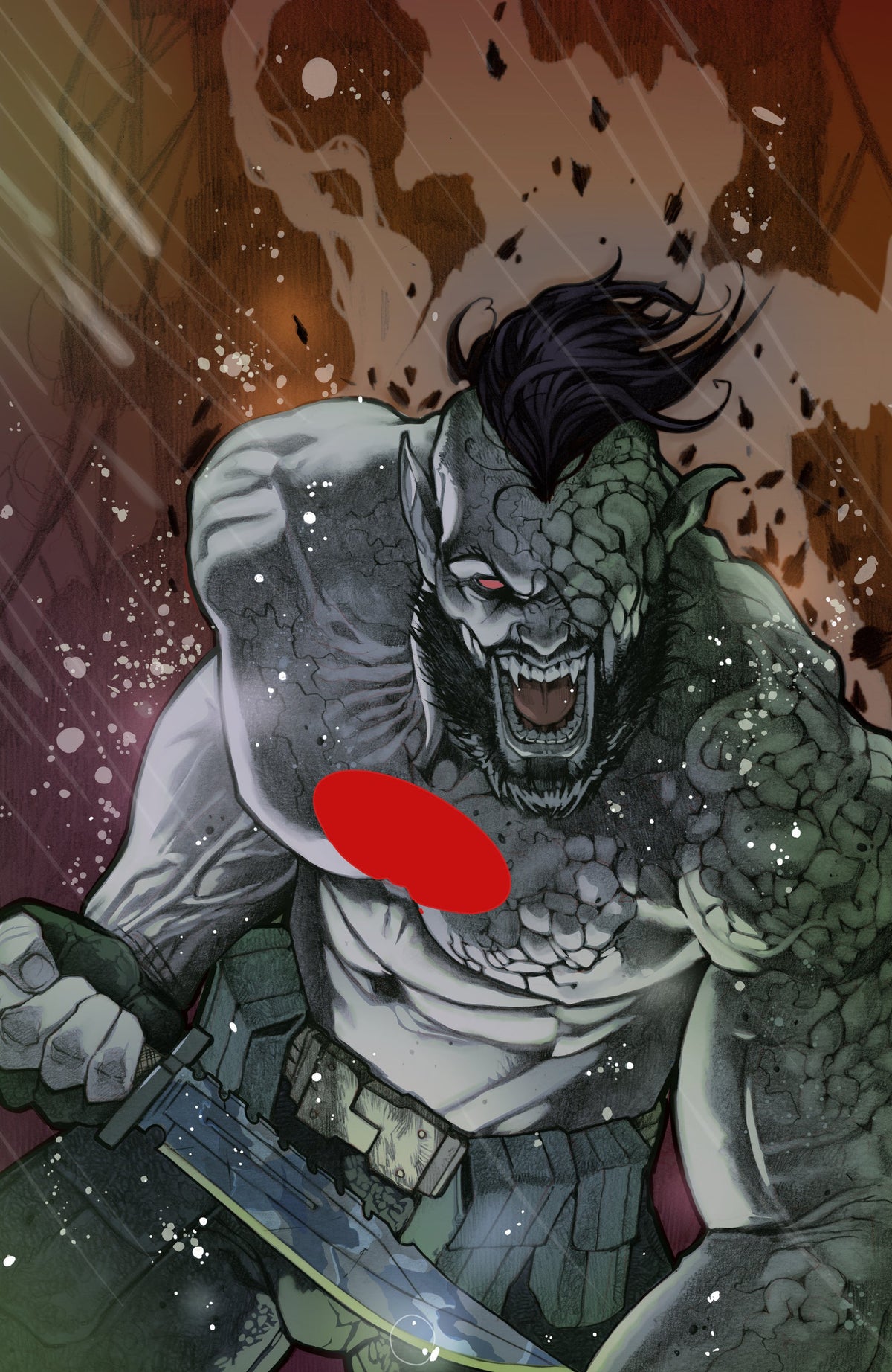 VALIANT BEYOND BLOODSHOT #6--MAN MADE HELL #3 VAR D BIRR FULL ART CVR D