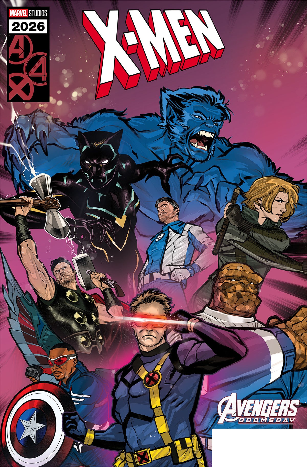 X-MEN #41 GUILHERME BALBI MARVEL STUDIOS DOOMSDAY VAR DNX CVR E
