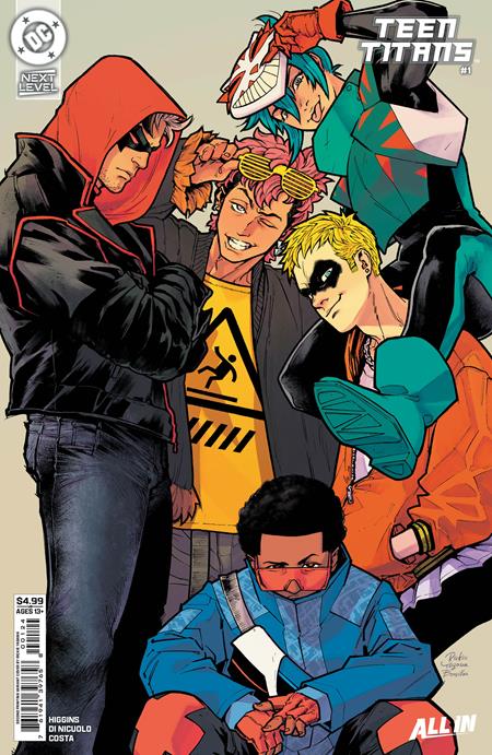 TEEN TITANS #1 SECOND PRINTING CVR B RICKIE YAGAWA AND TAMRA BONVILLAIN CARDSTOCK VAR