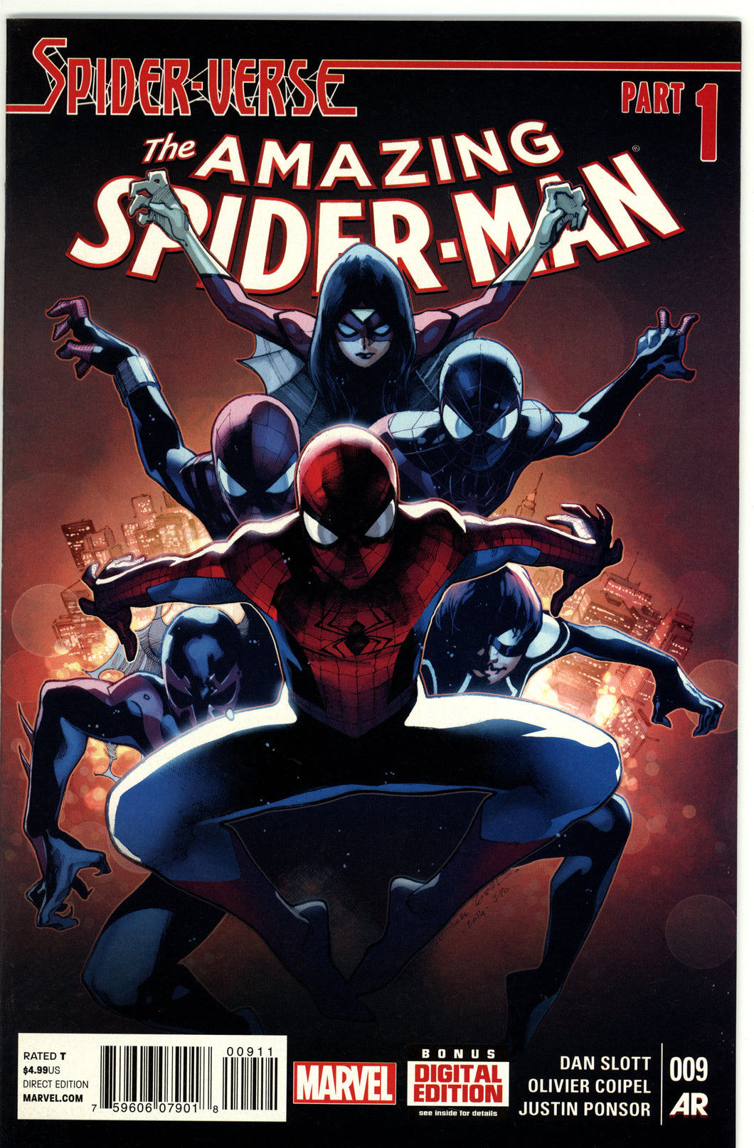 SPIDER-VERSE AMAZING SPIDER-MAN #9-15 COMPLETE SET (MARVEL 2014)