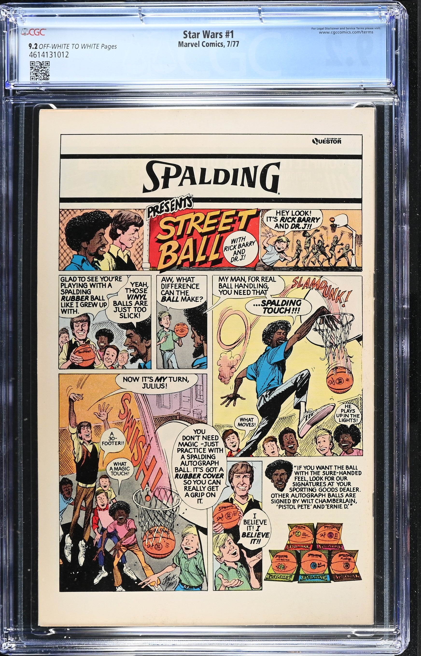 STAR WARS #1 1977 CGC 9.2 NM-