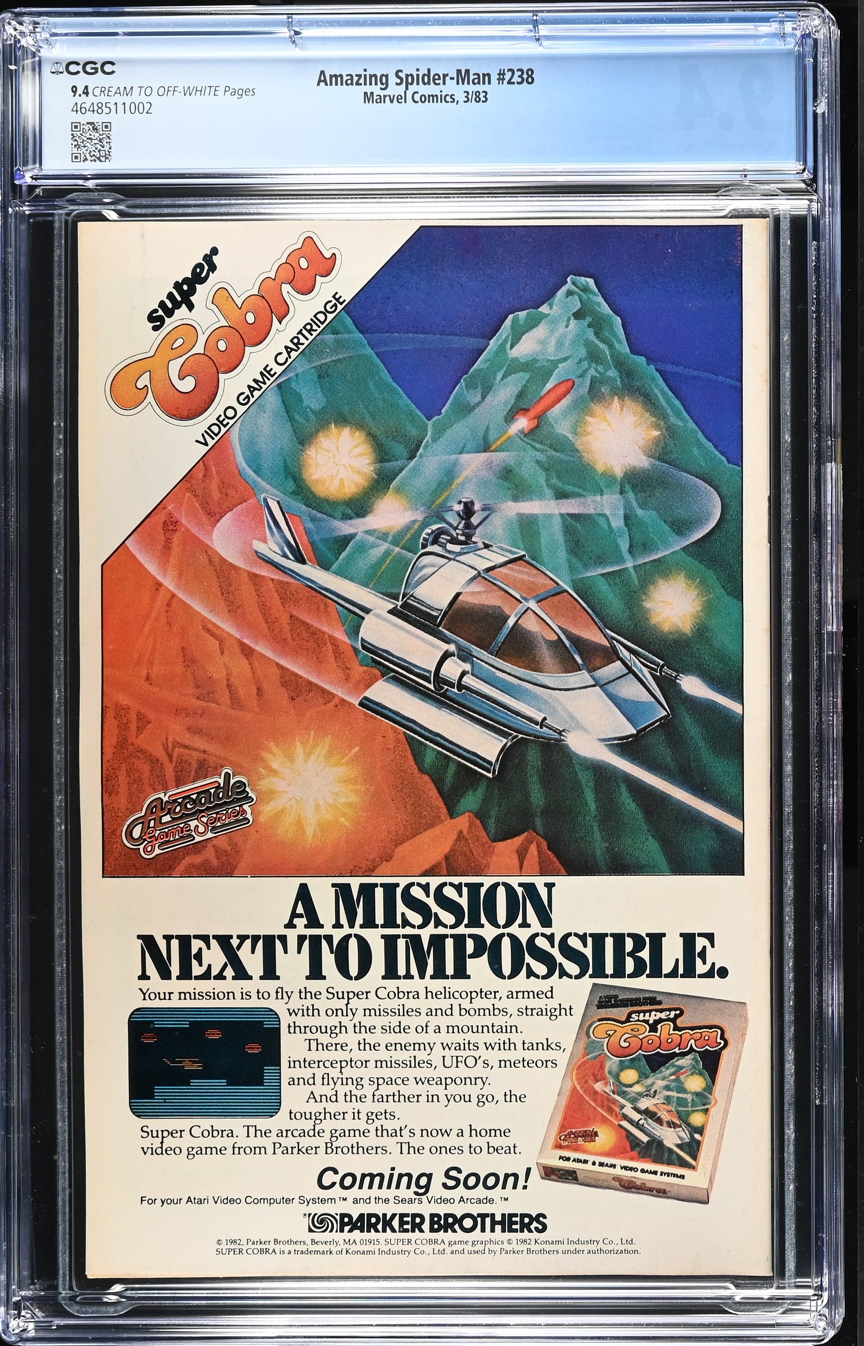 AMAZING SPIDER-MAN #238 CGC 9.4 NM 1ST HOBGOBLIN