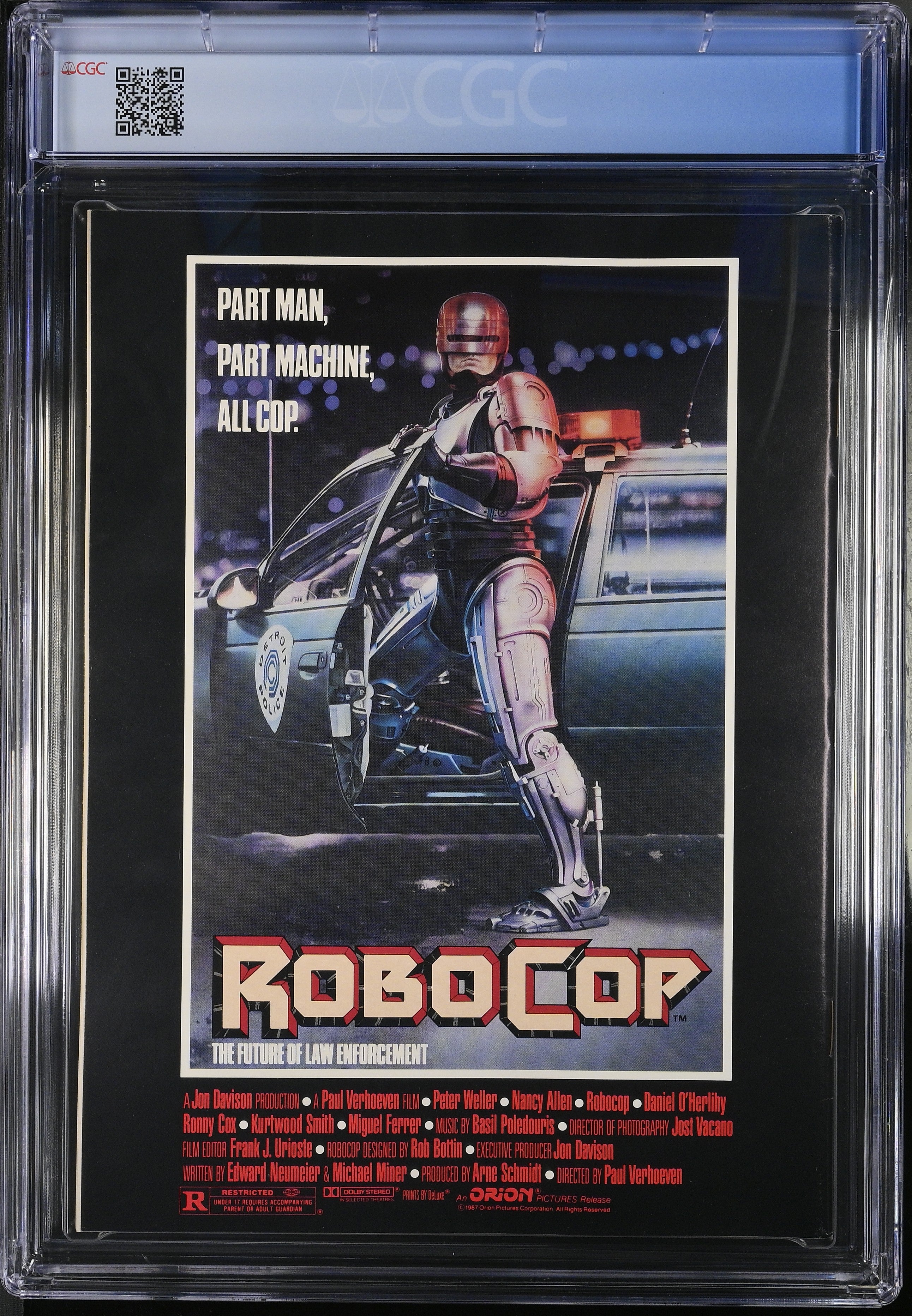 ROBOCOP MAGAZINE #1 CGC 9.4 NM MARVEL COMICS 1987
