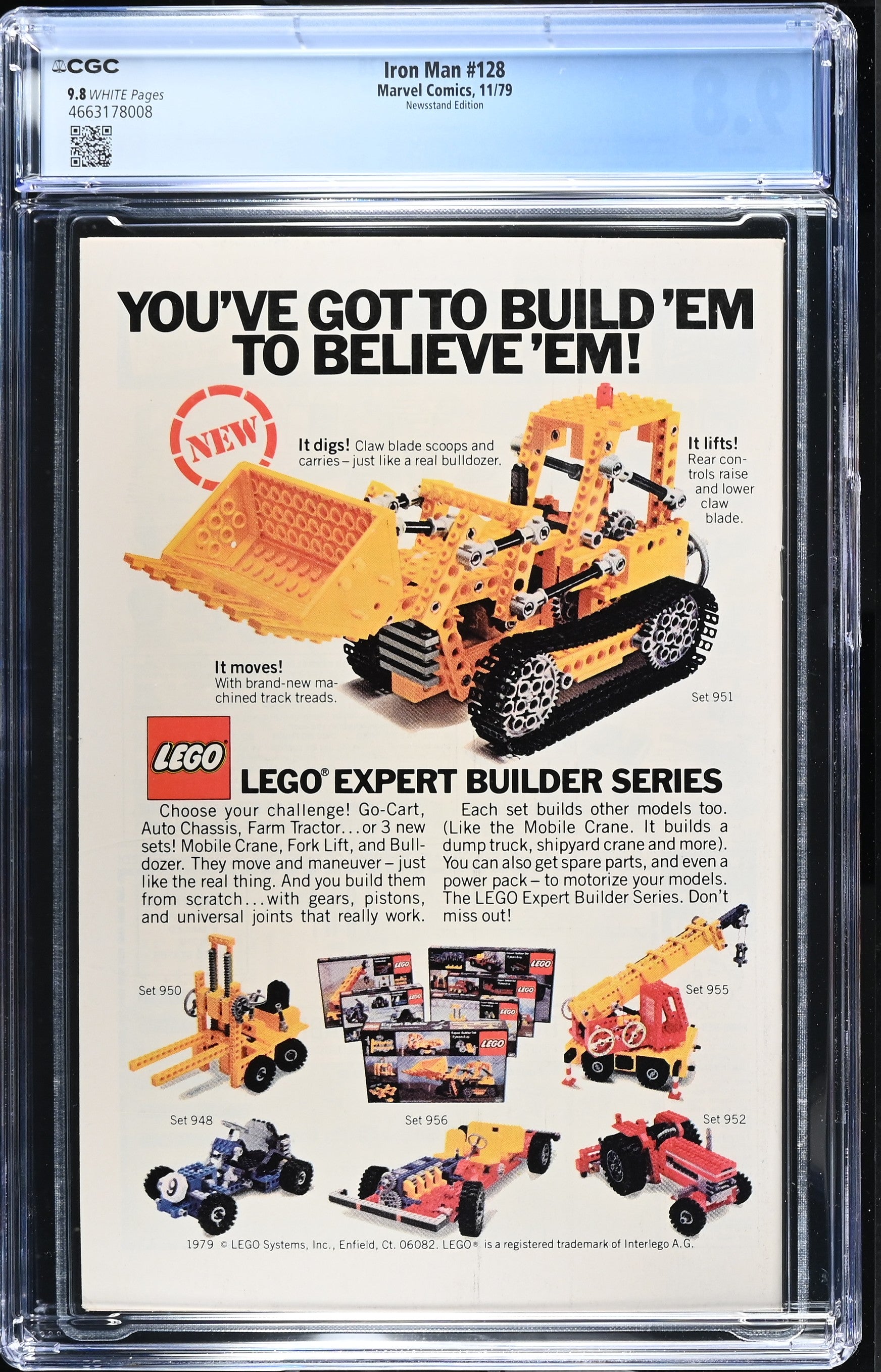 IRON MAN #128 CGC 9.8 NM/M DEMON IN A BOTTLE ISSUE NEWSSTAND