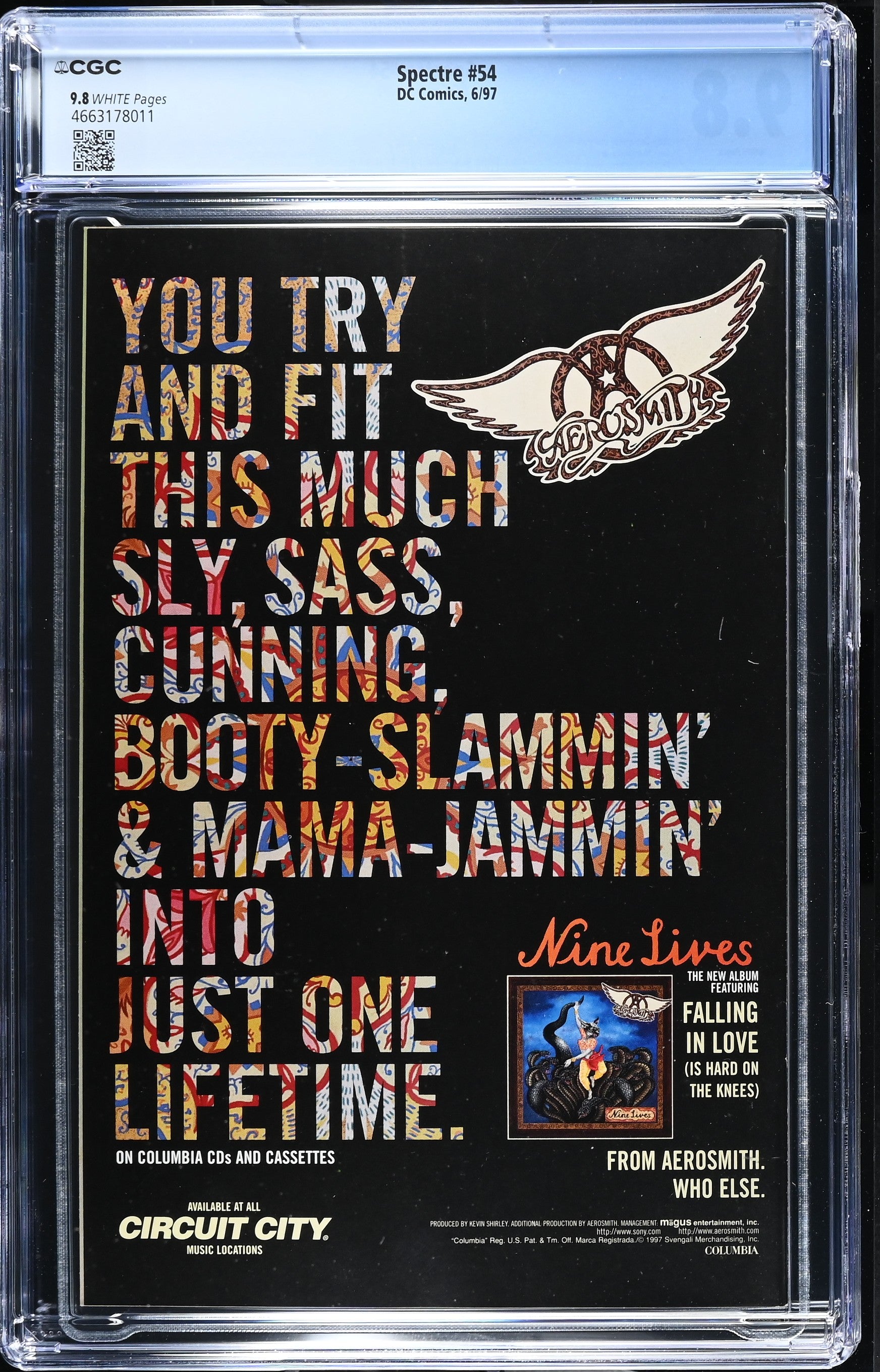 SPECTRE #54 1997 CGC 9.8 NM/M 1ST APPEARANCE MISTER TERRIFIC