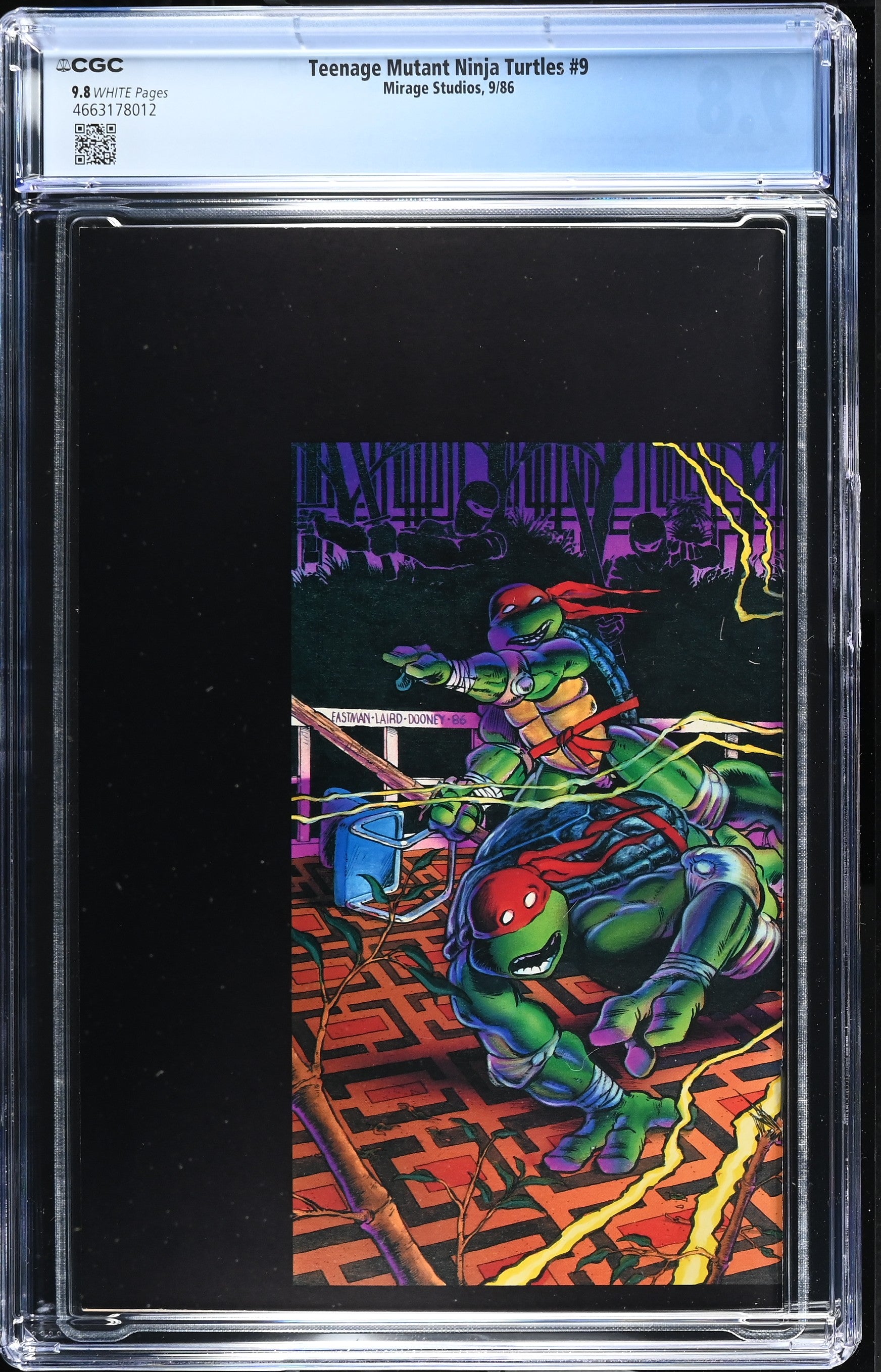 TEENAGE MUTANT NINJA TURTLES #9 CGC 9.8 NM/M