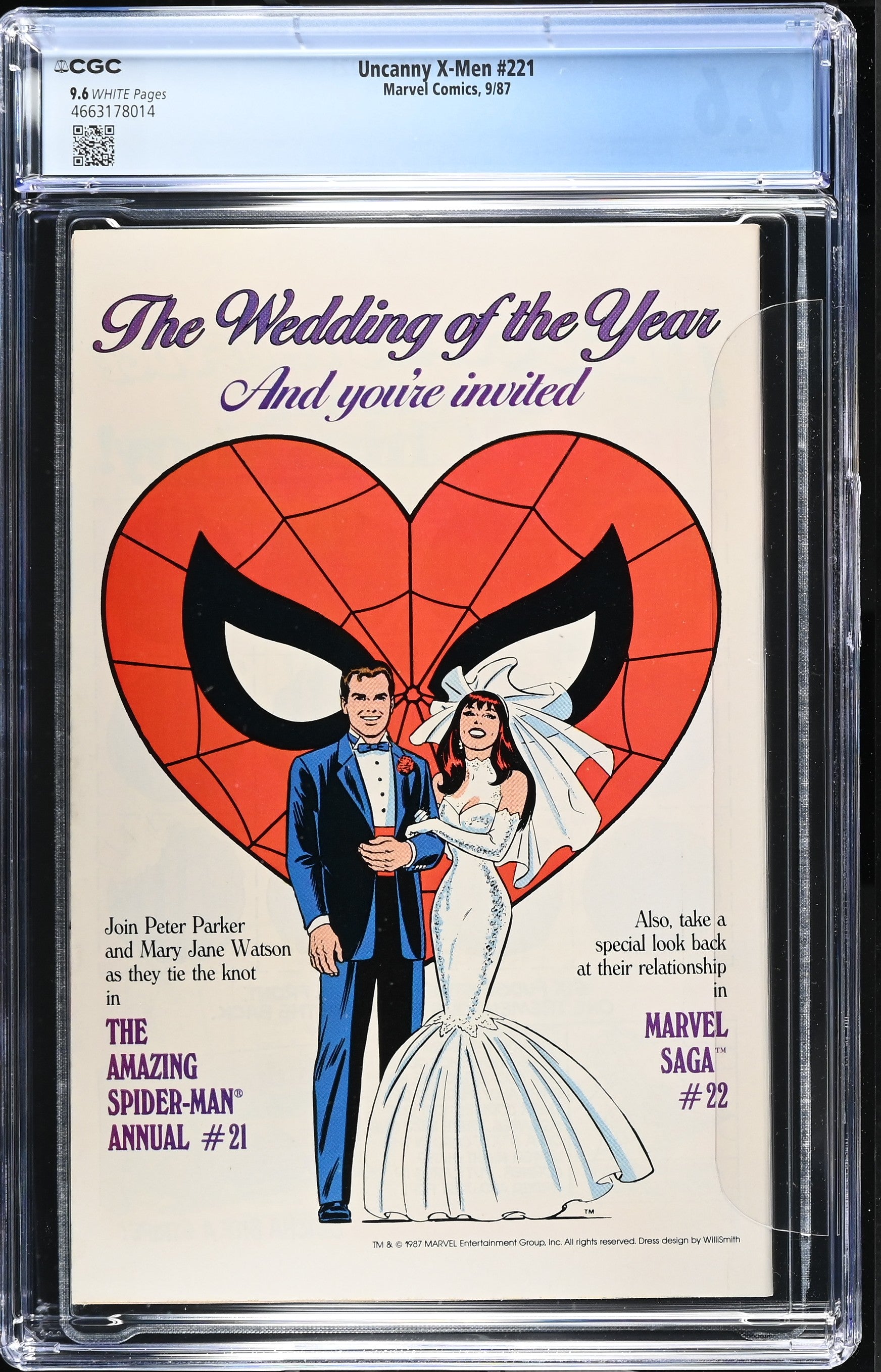 UNCANNY X-MEN #221 CGC 9.6 NM+ 1ST MISTER SINISTER