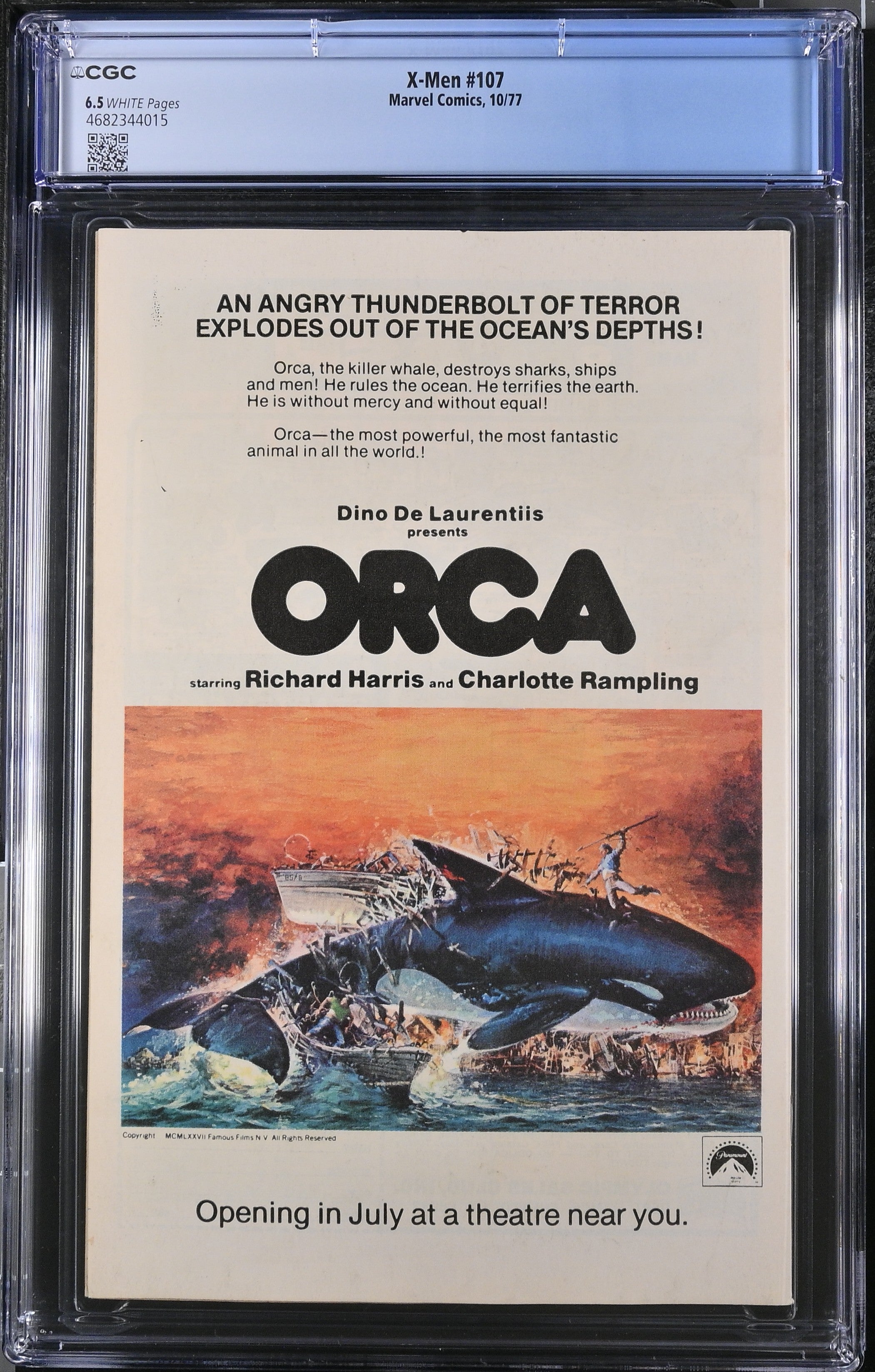 X-MEN #107 CGC 6.5 FN+ 1ST APPEARANCE STARJAMMERS