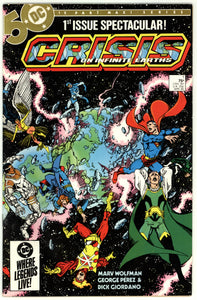 CRISIS ON INFINITE EARTHS #1-12 COMPLETE SET (DC COMICS 1984)
