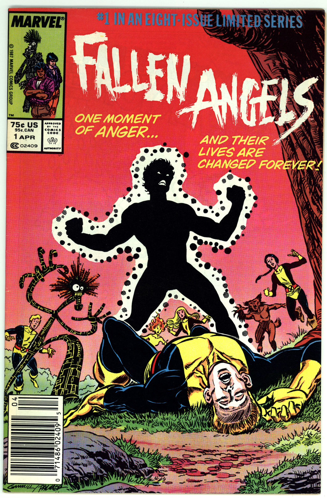 FALLEN ANGELS #1-8 COMPLETE SET (MARVEL 1987)
