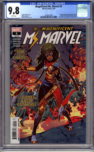 MAGNIFICENT MS. MARVEL #5 (Marvel 2019) CGC 9.8 NM/M NEW COSTUME
