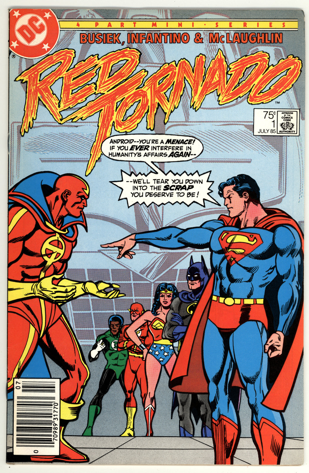RED TORNADO #1-4 COMPLETE SET (DC 1985)