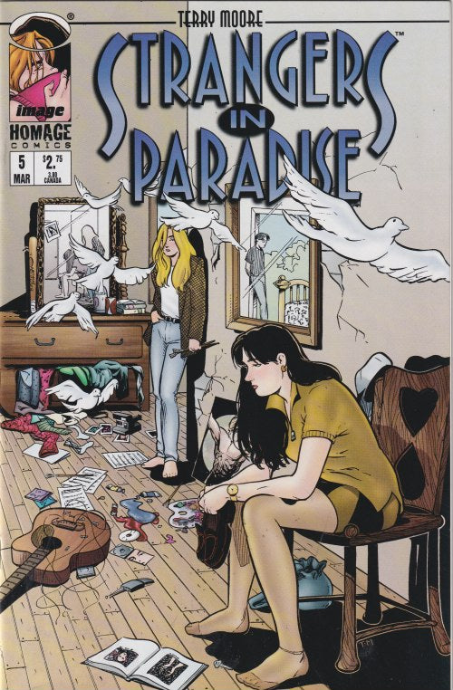 STRANGERS IN PARADISE VOL. 3 #1-90 COMPLETE SET ABSTRACT/ HOMAGE
