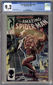 AMAZING SPIDER-MAN #293 (1987 Marvel Comics) CGC 9.2 NM- KRAVEN'S LAST HUNT