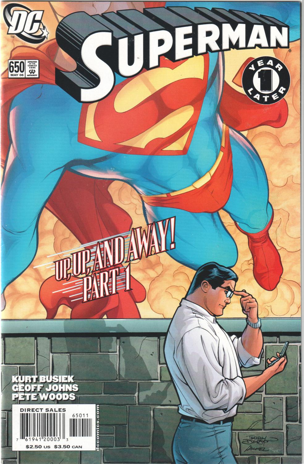 SUPERMAN UP, UP AND AWAY 8-PART COMPLETE SET