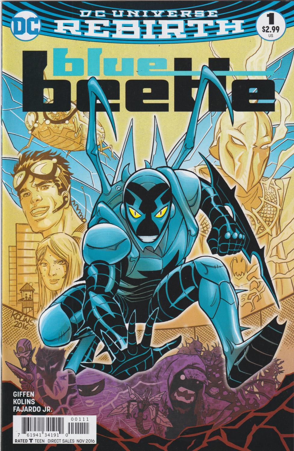 BLUE BEETLE REBIRTH #1-18 PLUS REBIRTH #1 COMPLETE SET