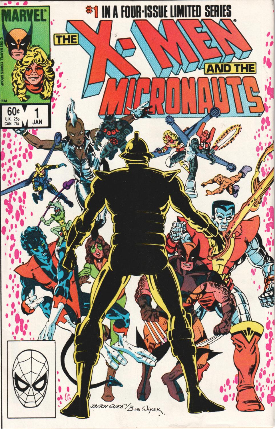 X-MEN AND THE MICRONAUTS 1-4 COMPLETE SET