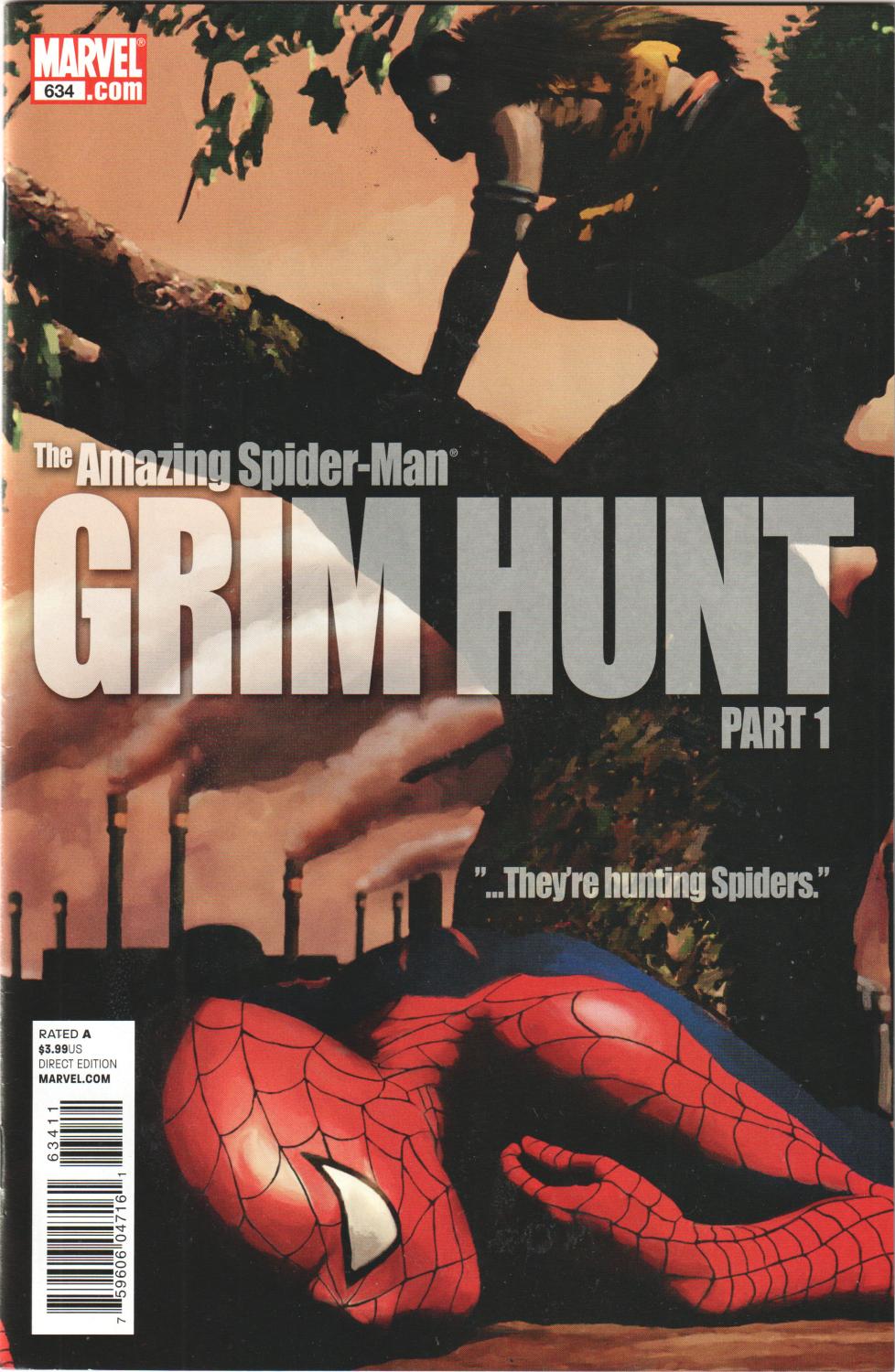 GRIM HUNT AMAZING SPIDER-MAN 634-637 COMPLETE SET