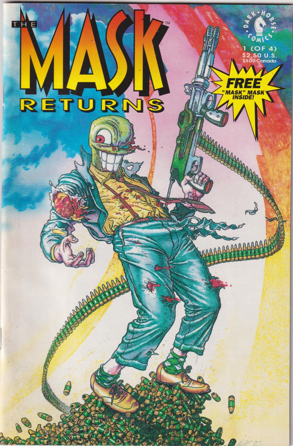 THE MASK RETURNS #1-4 DARK HORSE 1992 COMPLETE SET