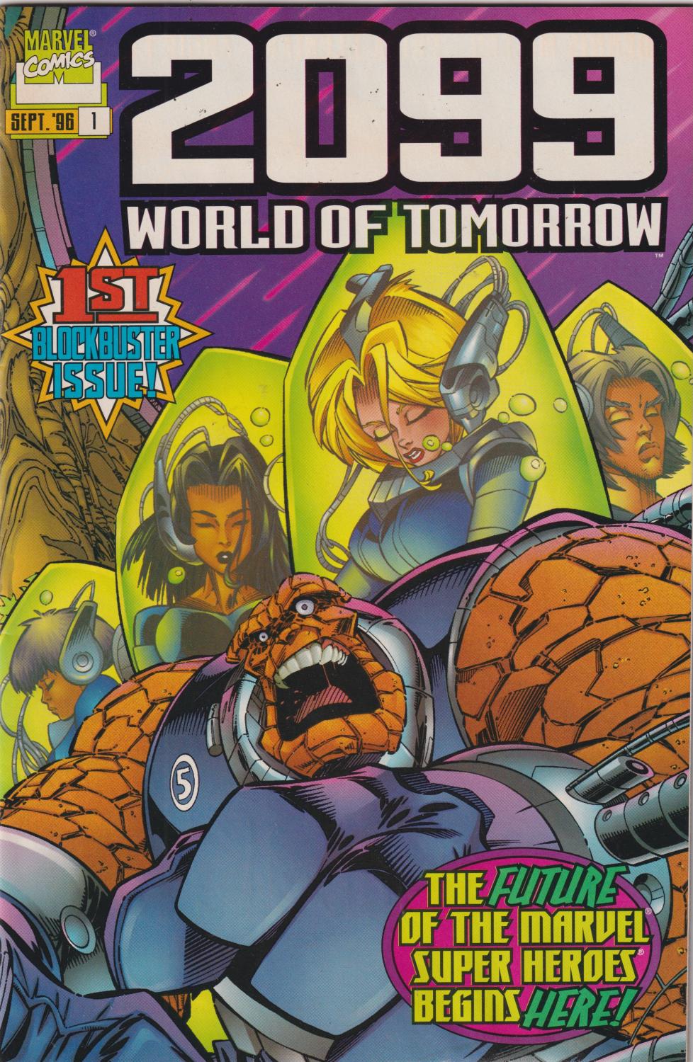 2099 WORLD OF TOMORROW #1-8 MARVEL 1996 COMPLETE SET
