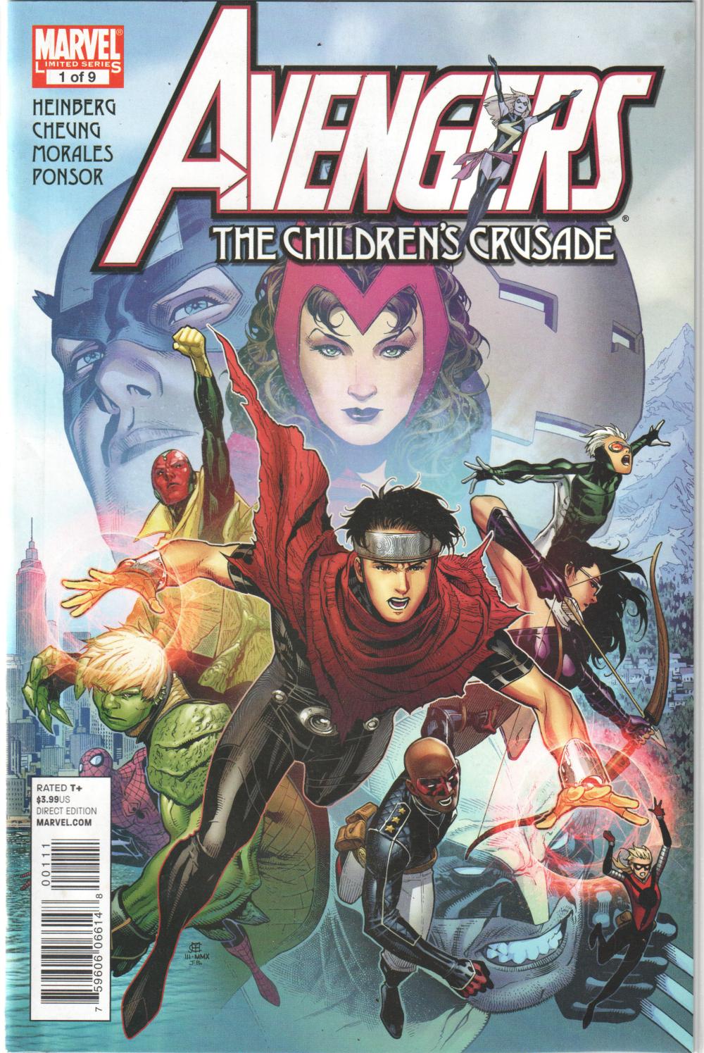 AVENGERS CHILDREN'S CRUSADE #1-9 2010 COMPLETE SET