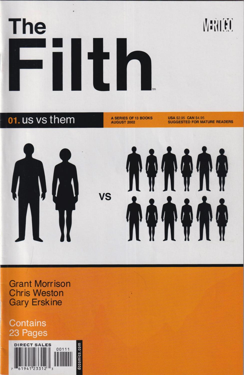 THE FILTH #1-13 DC 2002 COMPLETE SET
