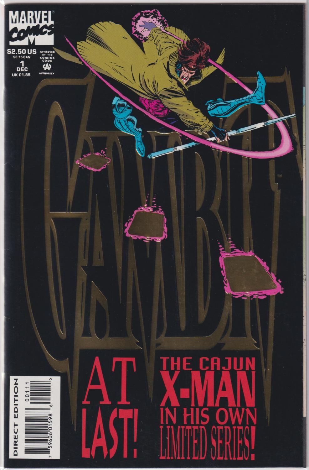 GAMBIT #1-4 1993 COMPLETE SET