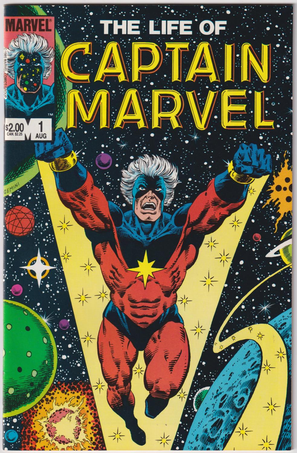 LIFE OF CAPTAIN MARVEL 1985 1-5 COMPLETE SET