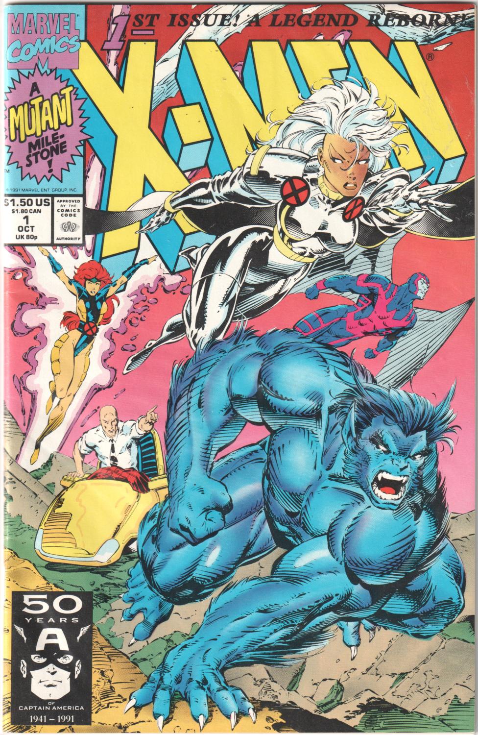 X-MEN #1 ALL FIVE COVERS COMPLETE SET