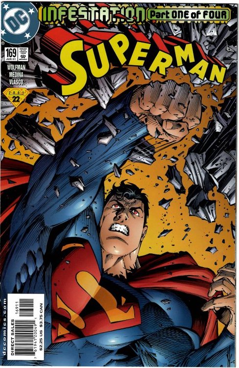 SUPERMAN: INFESTATION (2001 DC Comics) COMPLETE 4-PART STORY RUN SET