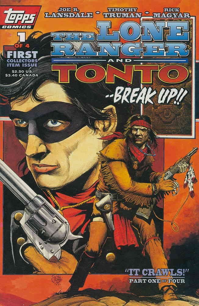 LONE RANGER & TONTO #1-4 (1994 Topps) COMPLETE SET