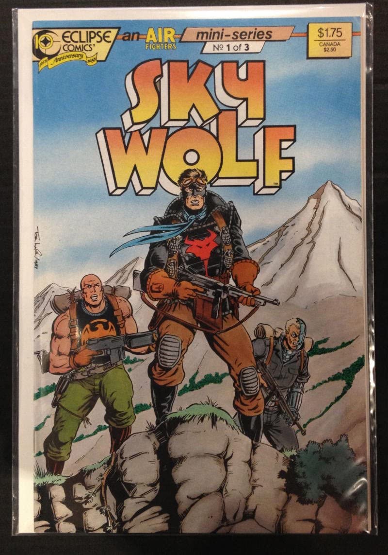 SKY WOLF #1-3 (Eclipse 1988) COMPLETE SET