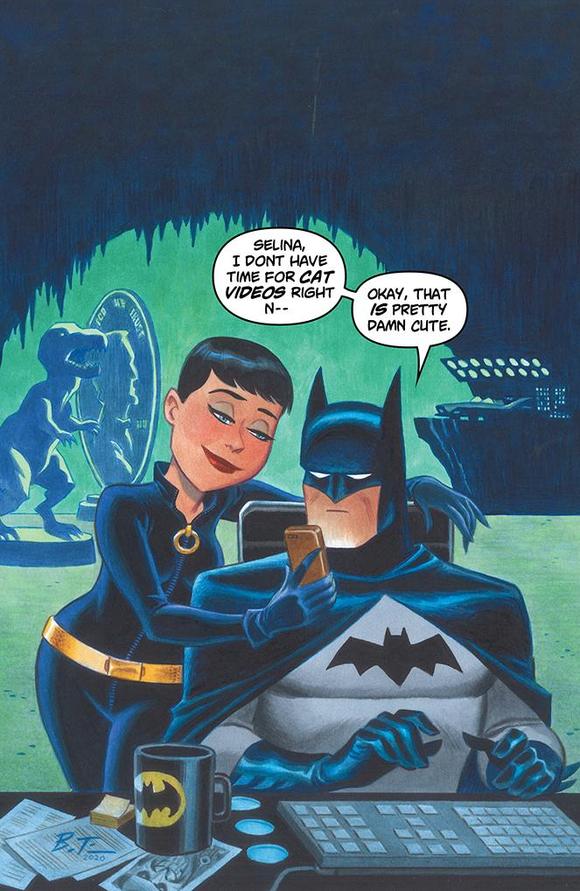 BATMAN CATWOMAN #1 (2020 DC) Bruce Timm CUSTOM VARIANT