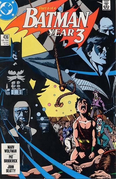 BATMAN #436-439 YEAR THREE (1989 DC) COMPLETE 4-PART STORY RUN