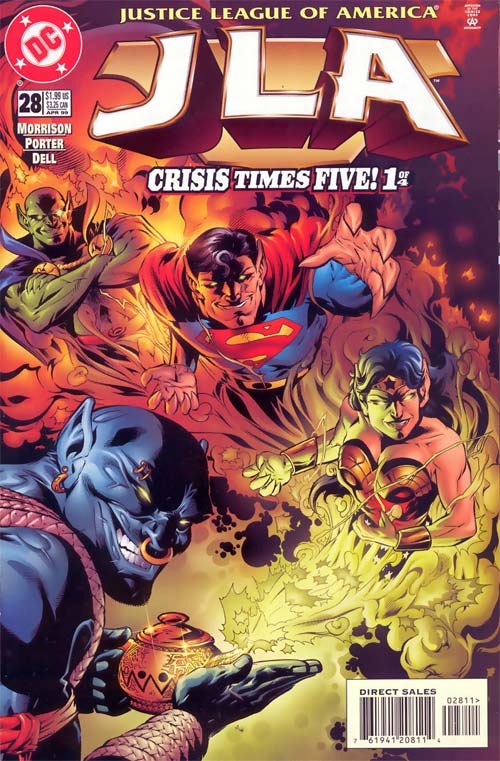 JLA #28-31 (DC Comics 1997) COMPLETE 5-PART STORY SET RUN Crisis Times Five