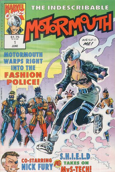 THE INDESCRIBABLE MOTORMOUTH #1-12 (1992 Marvel) COMPLETE SET