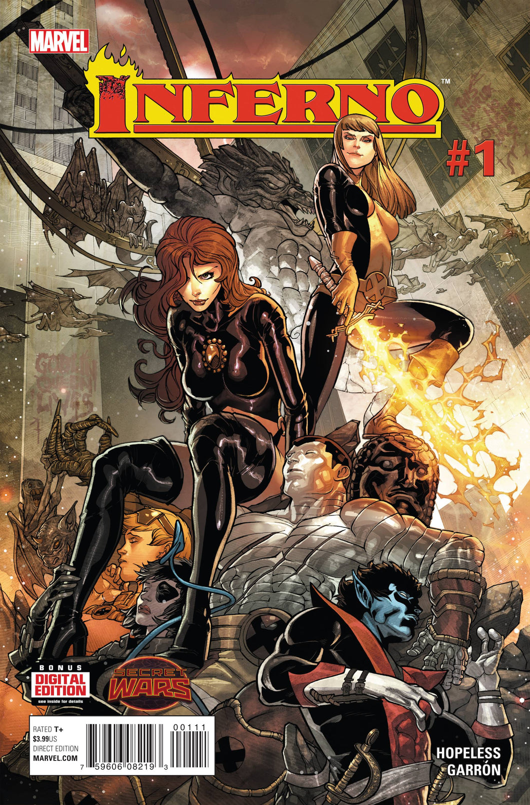 INFERNO (2015 Marvel) #1-5 COMPLETE SET