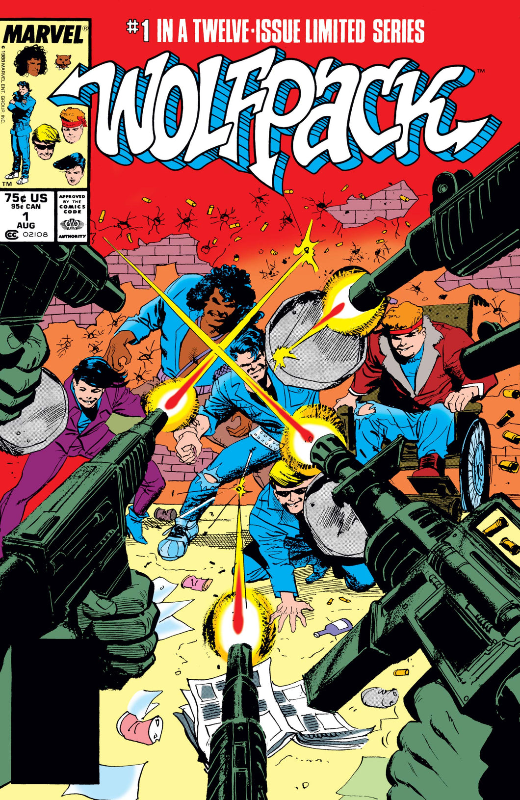 WOLFPACK #1-12 (Marvel 1988) COMPLETE SET