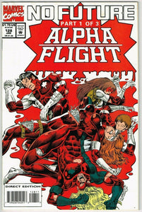 NO FUTURE #1-3 (1994 Marvel) Alpha Flight #128-130 COMPLETE SET