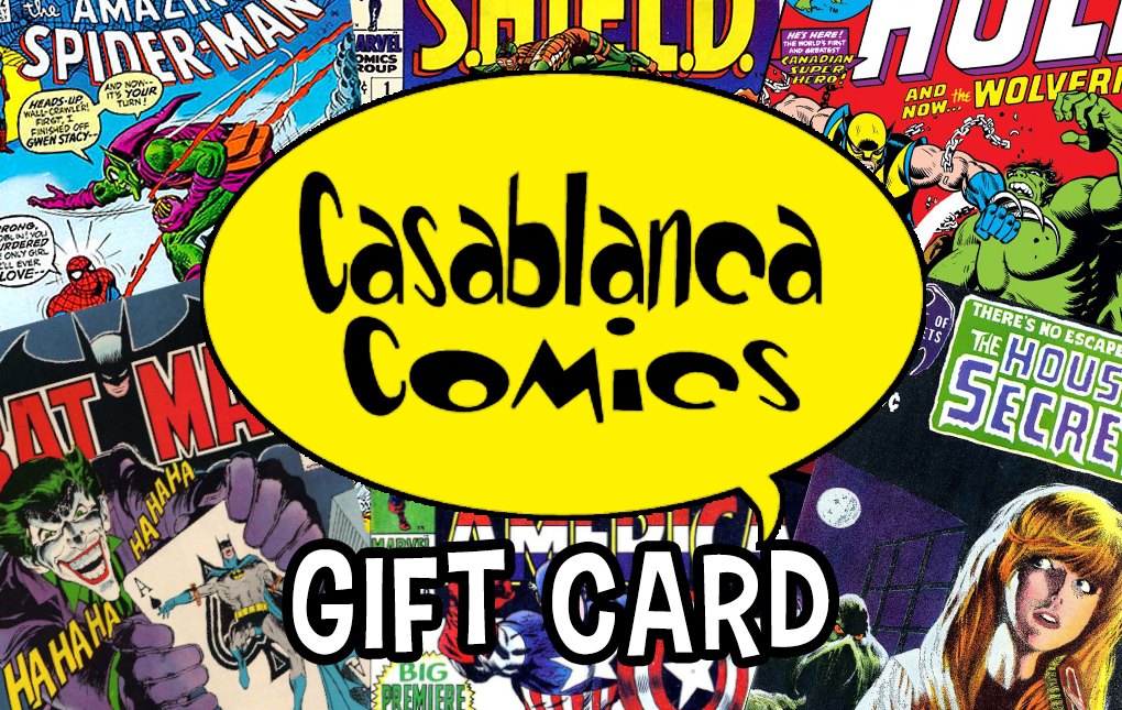 CASABLANCA COMICS $10.00 GIFT CARD