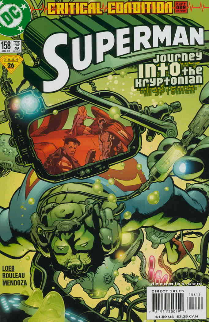 SUPERMAN: CRITICAL CONDITION (2000 DC) COMPLETE 4-PART STORY SET